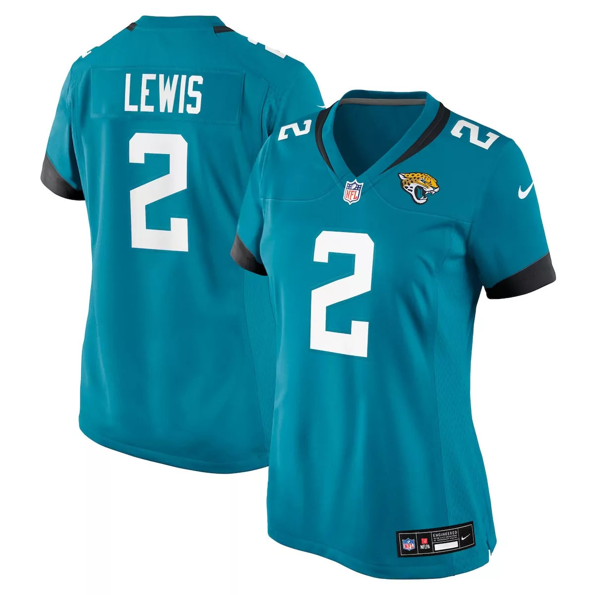 jacksonville jaguars joshua cephus teal team game jersey
