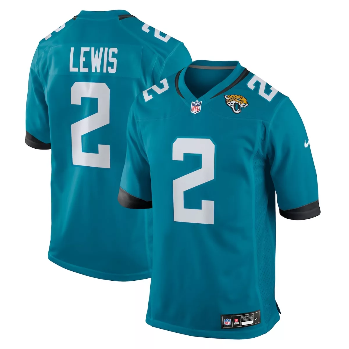 jacksonville jaguars joshua cephus teal team game jersey