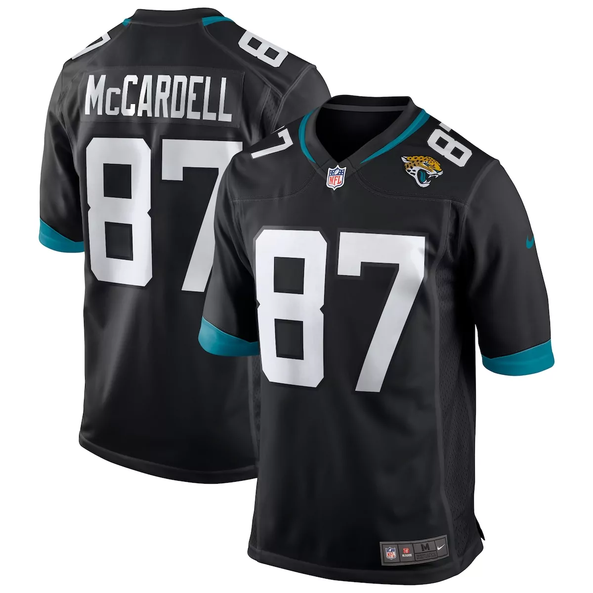 jacksonville jaguars keenan mccardell black retired player alternate game jersey