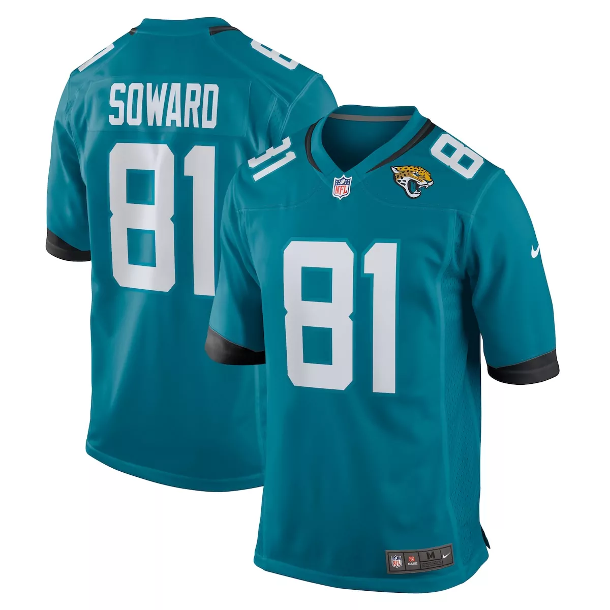 jacksonville jaguars patrick mekari teal team game jersey a6x