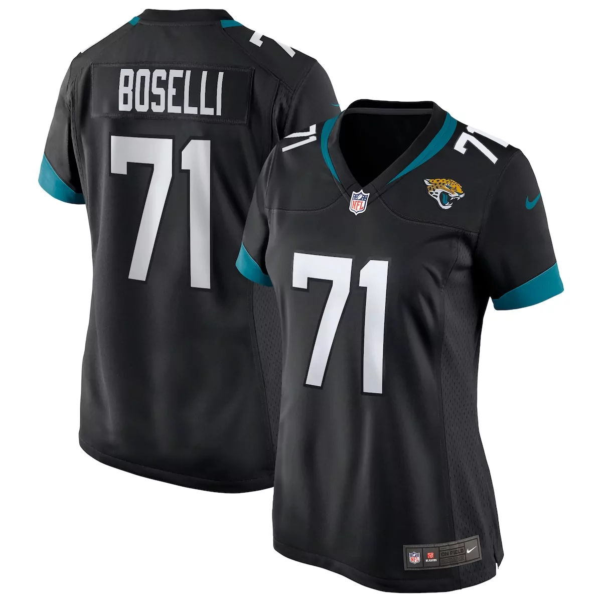 jacksonville jaguars tank bigsby teal game jersey
