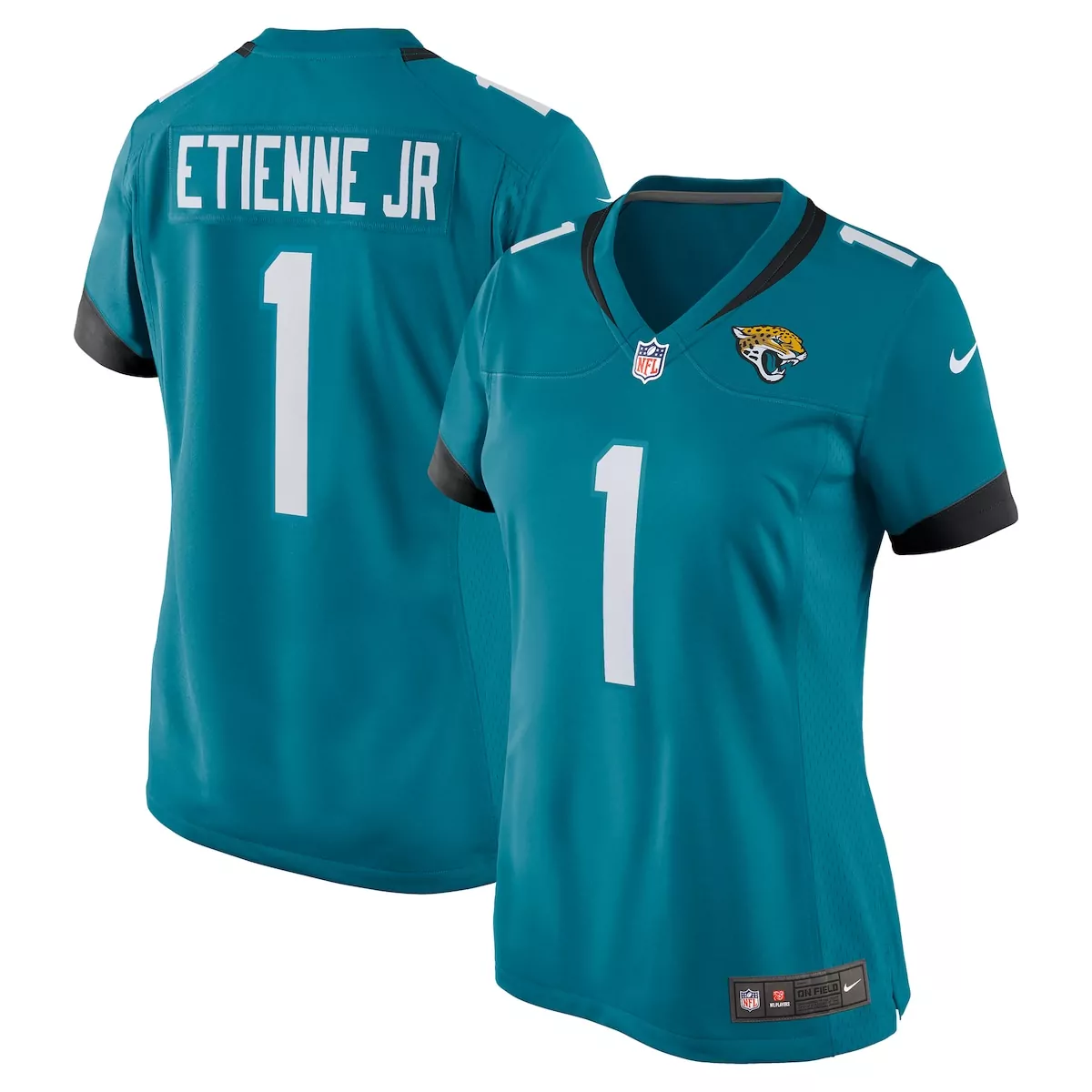 jacksonville jaguars travis etienne black vapor f u s e limited jersey