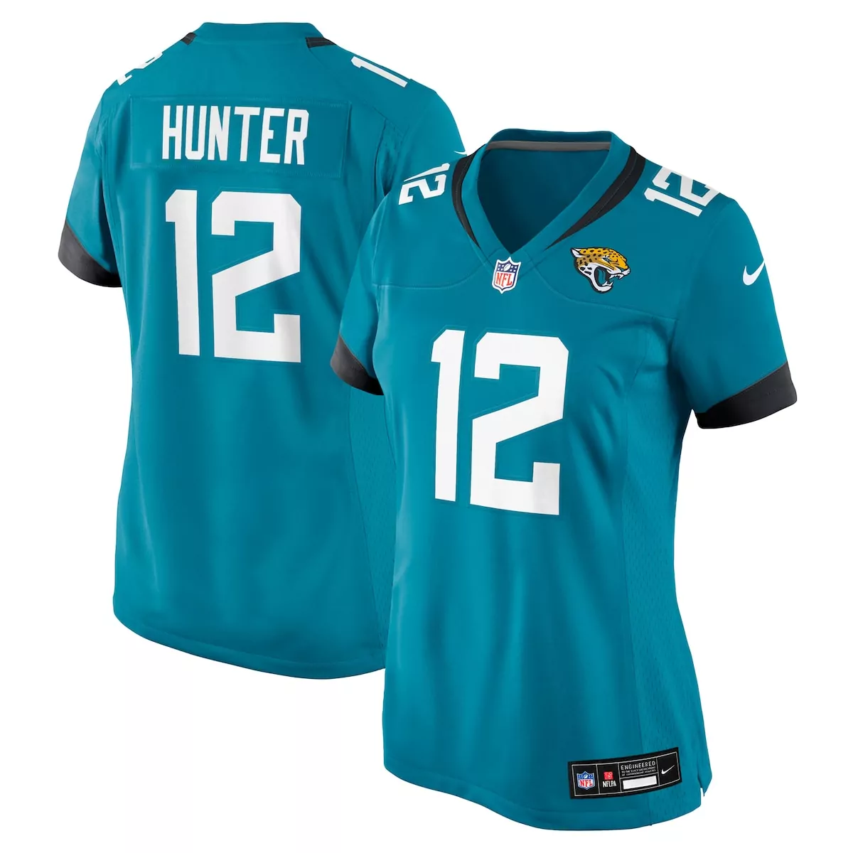 jacksonville jaguars travis hunter black 2025 nfl draft first round pick alternate game player jersey
