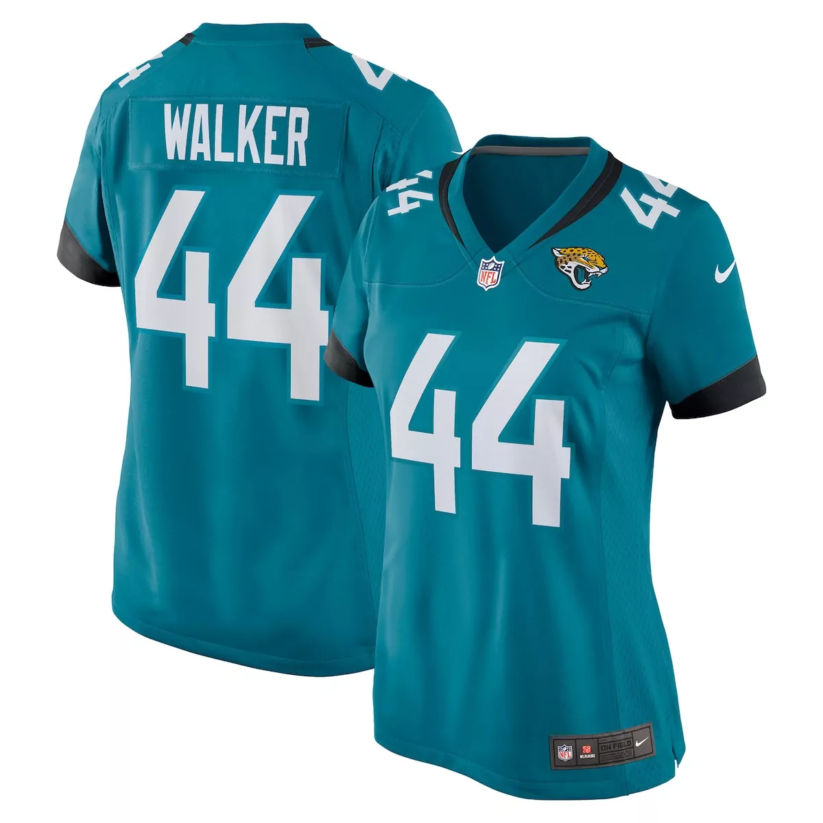 jacksonville jaguars travon walker silver inverted game jersey xbn