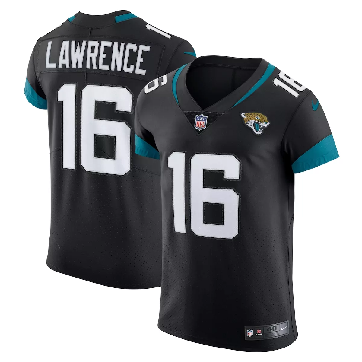 jacksonville jaguars trevor lawrence black game jersey