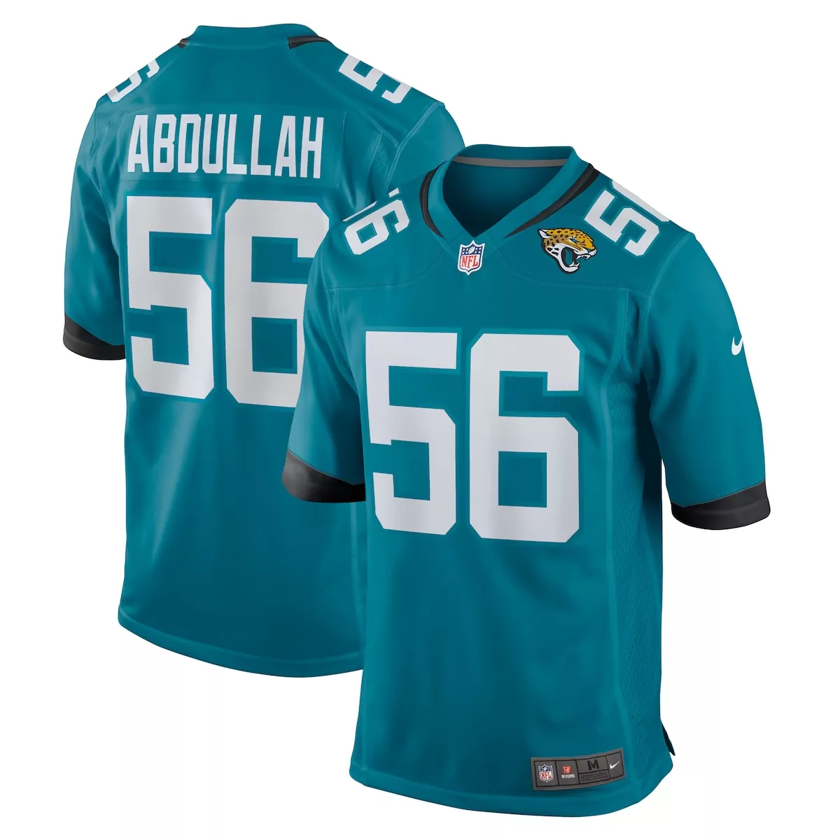jacksonville jaguars ventrell miller teal game jersey odt