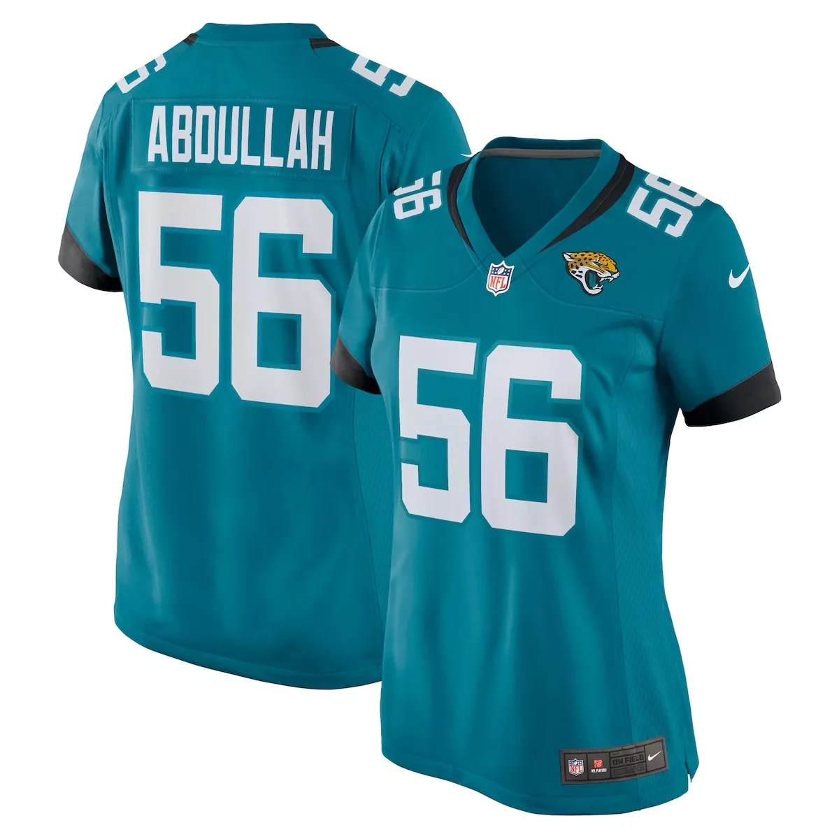 jacksonville jaguars ventrell miller teal game jersey odt