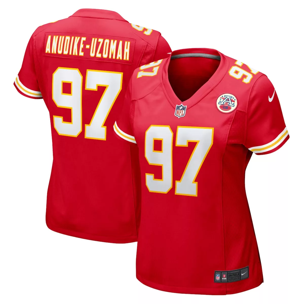 kansas city chiefs felix anudike uzomah red player jersey