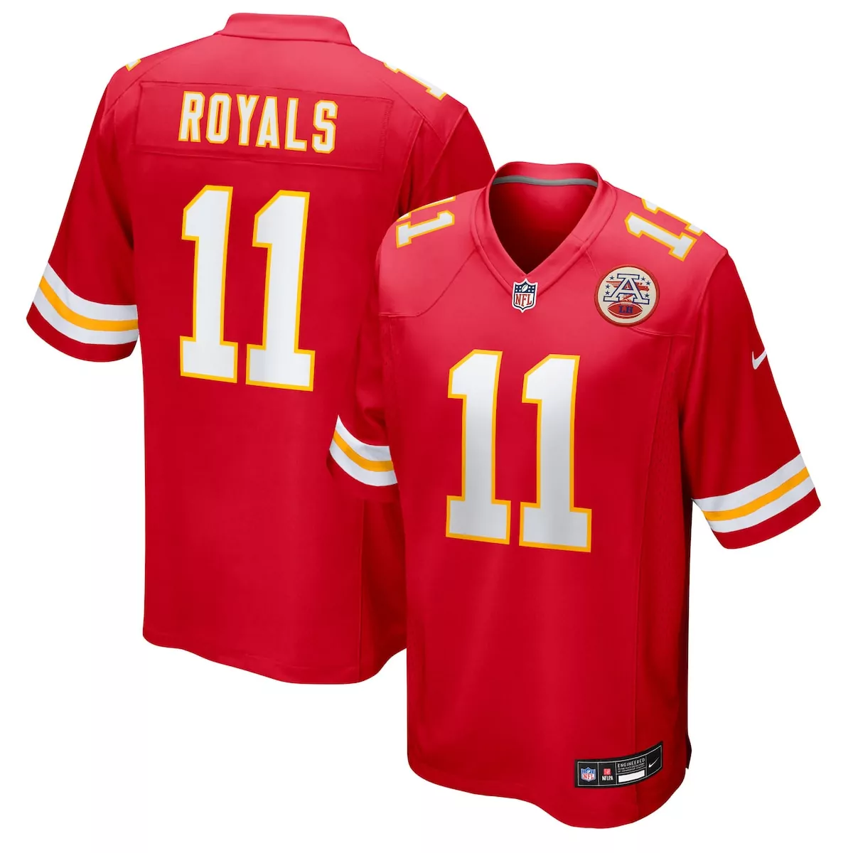kansas city chiefs jaden hicks red game jersey rnq