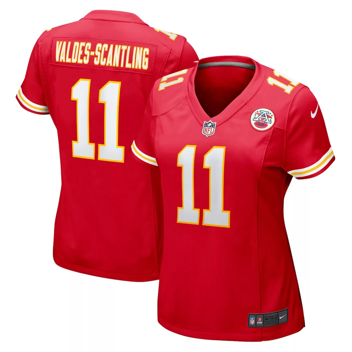 kansas city chiefs marquez valdes scantling red game jersey