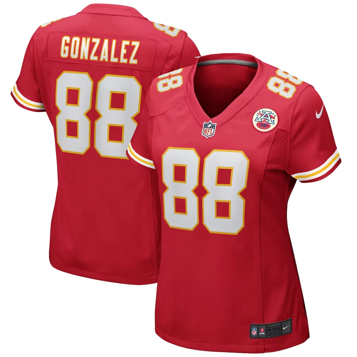 kansas city chiefs robert tonyan red team game jersey