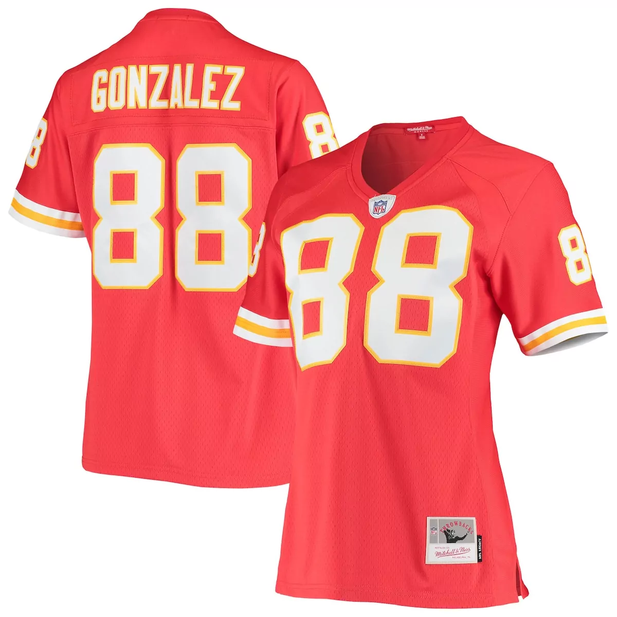 kansas city chiefs tony gonzalez red legacy team jersey