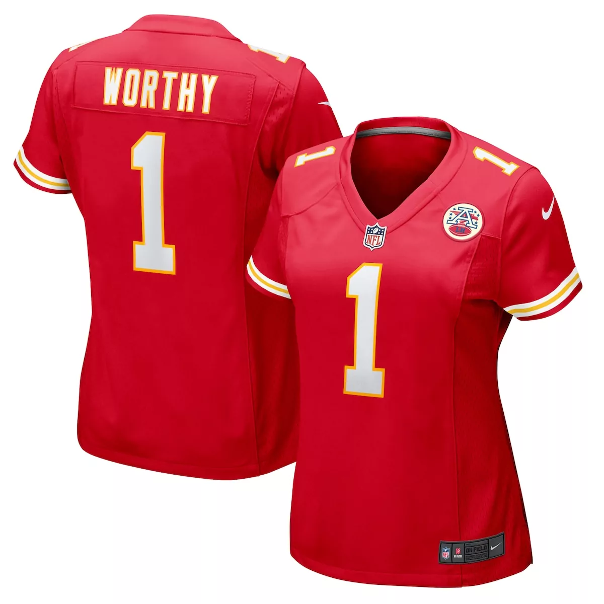 kansas city chiefs wanya morris red game jersey w64