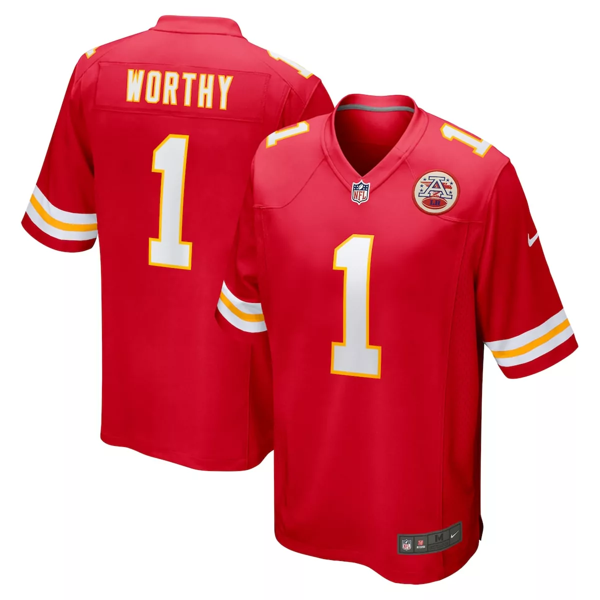 kansas city chiefs wanya morris red game jersey w64
