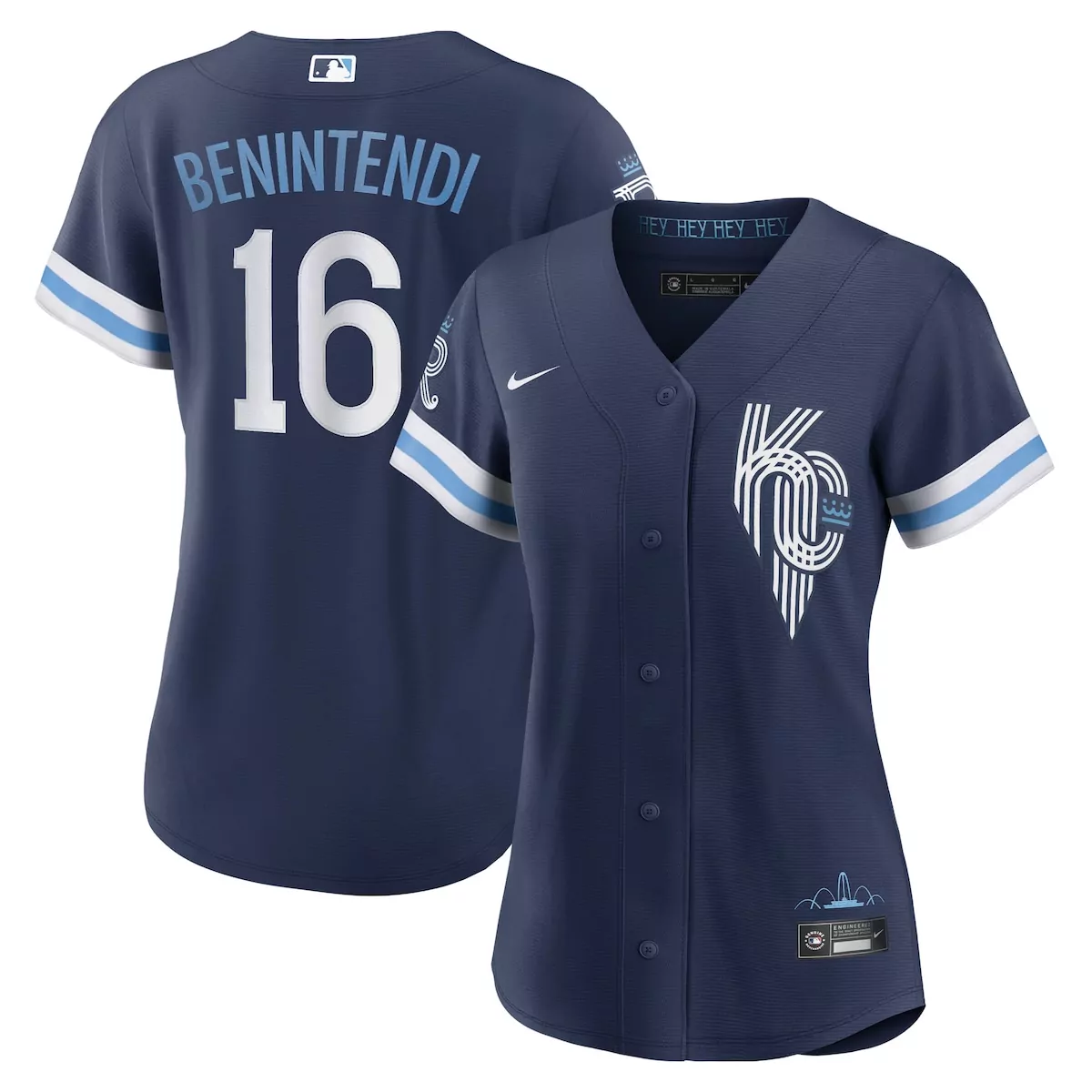 kansas city royals andrew benintendi navy city connect player jersey gt8