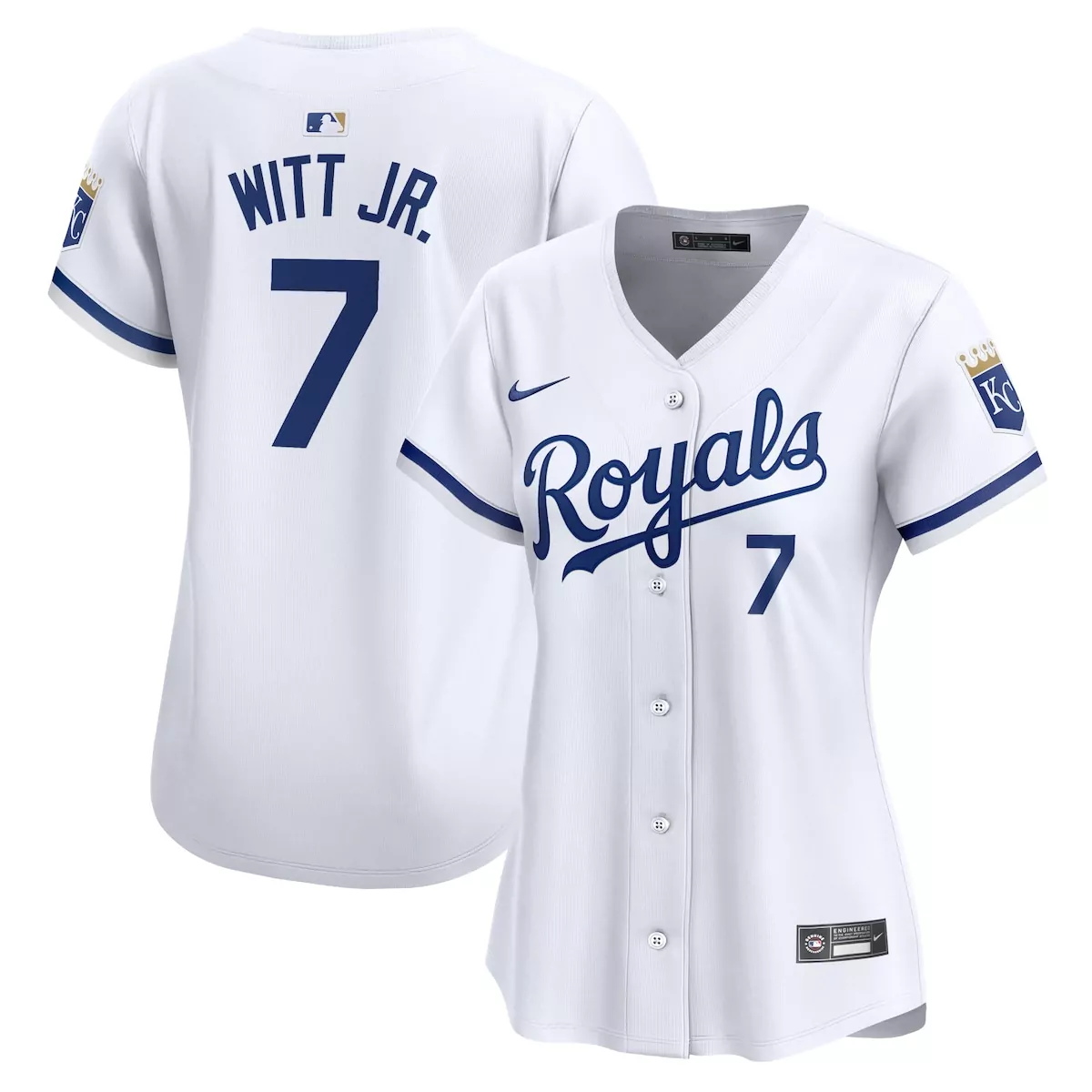 kansas city royals bobby witt jr white home limited player jersey yoh