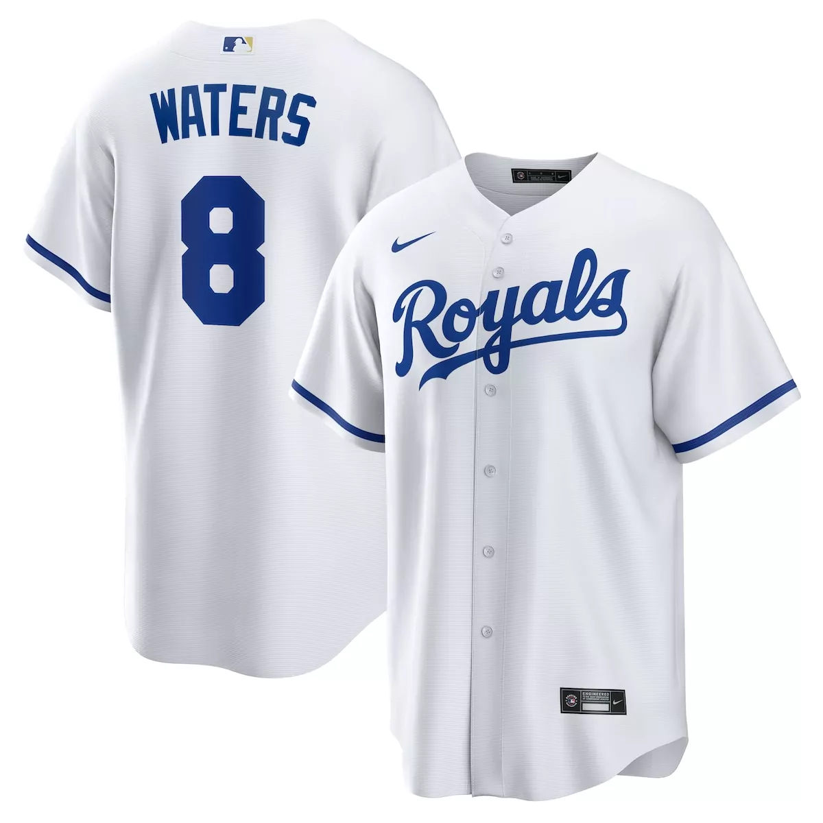 kansas city royals white home team jersey