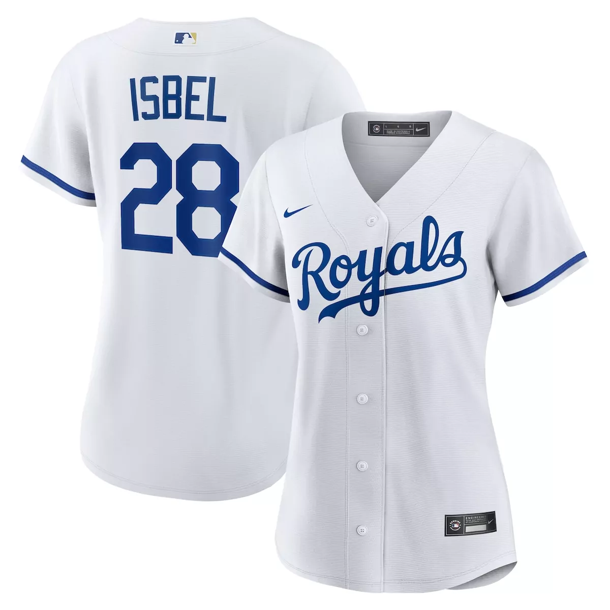 kansas city royals kris bubic white home jersey cyo