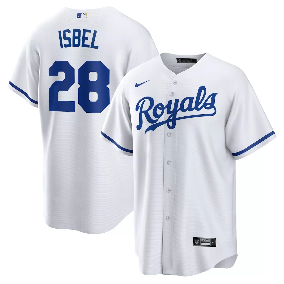 kansas city royals kris bubic white home jersey cyo