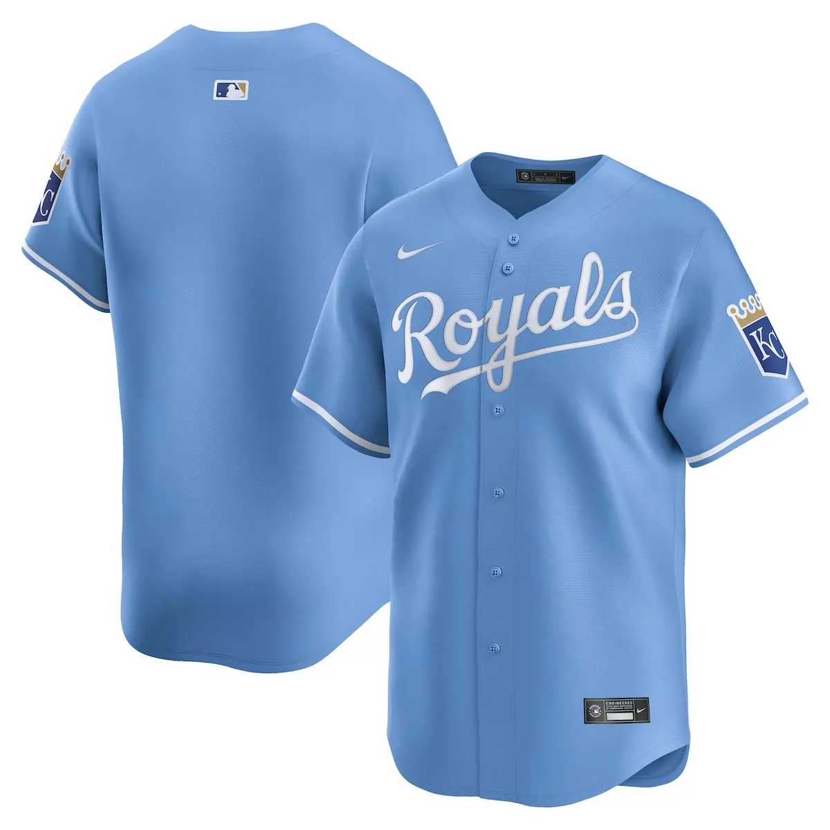 kansas city royals light blue alternate limited jersey