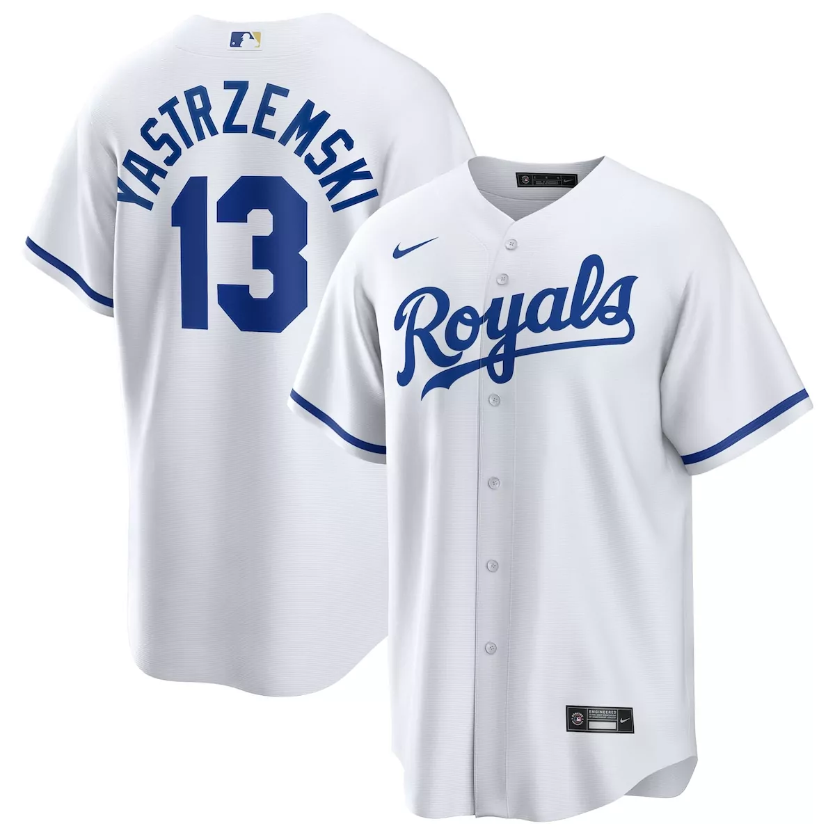 kansas city royals mike yastrzemski white home jersey fyt