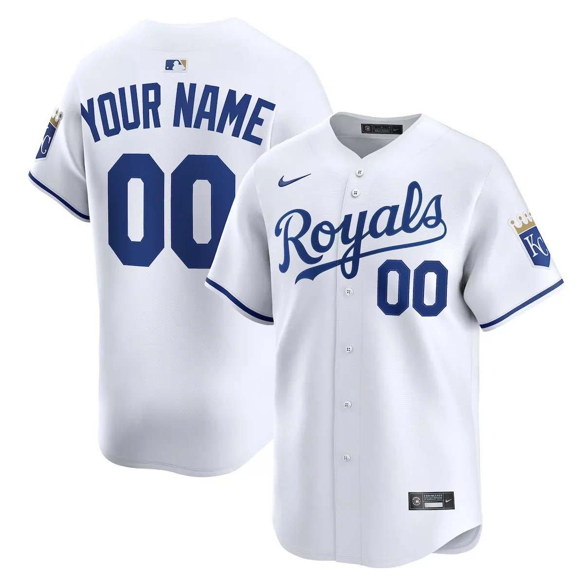 kansas city royals white home jersey