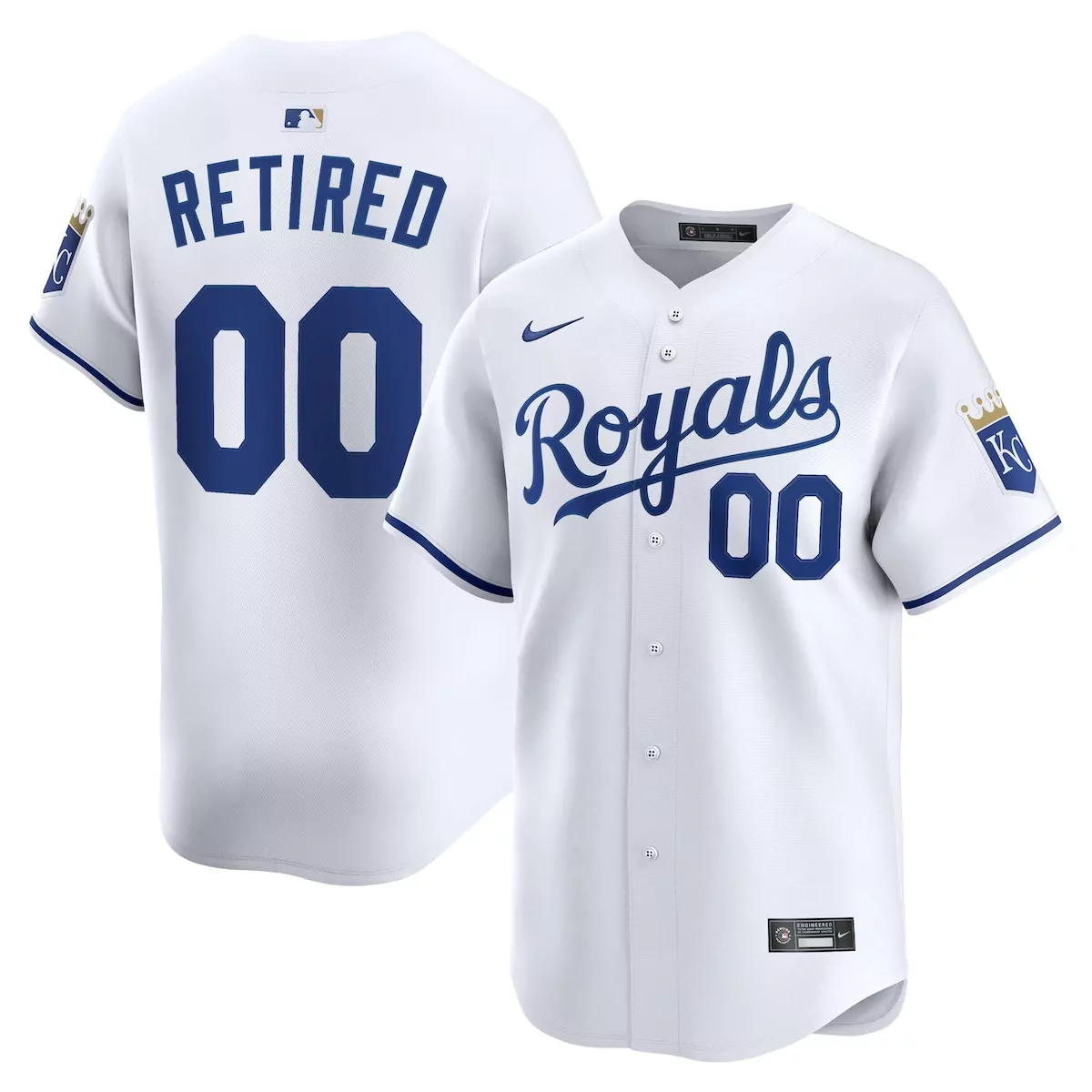 kansas city royals white home limited jersey 9j5