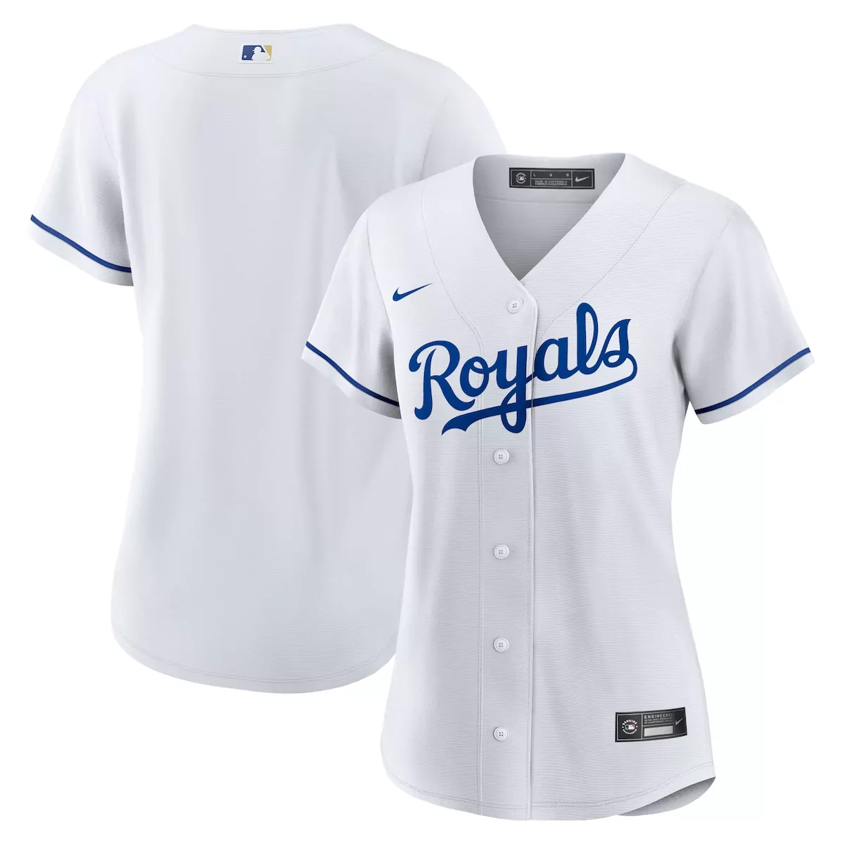 kansas city royals white home team jersey