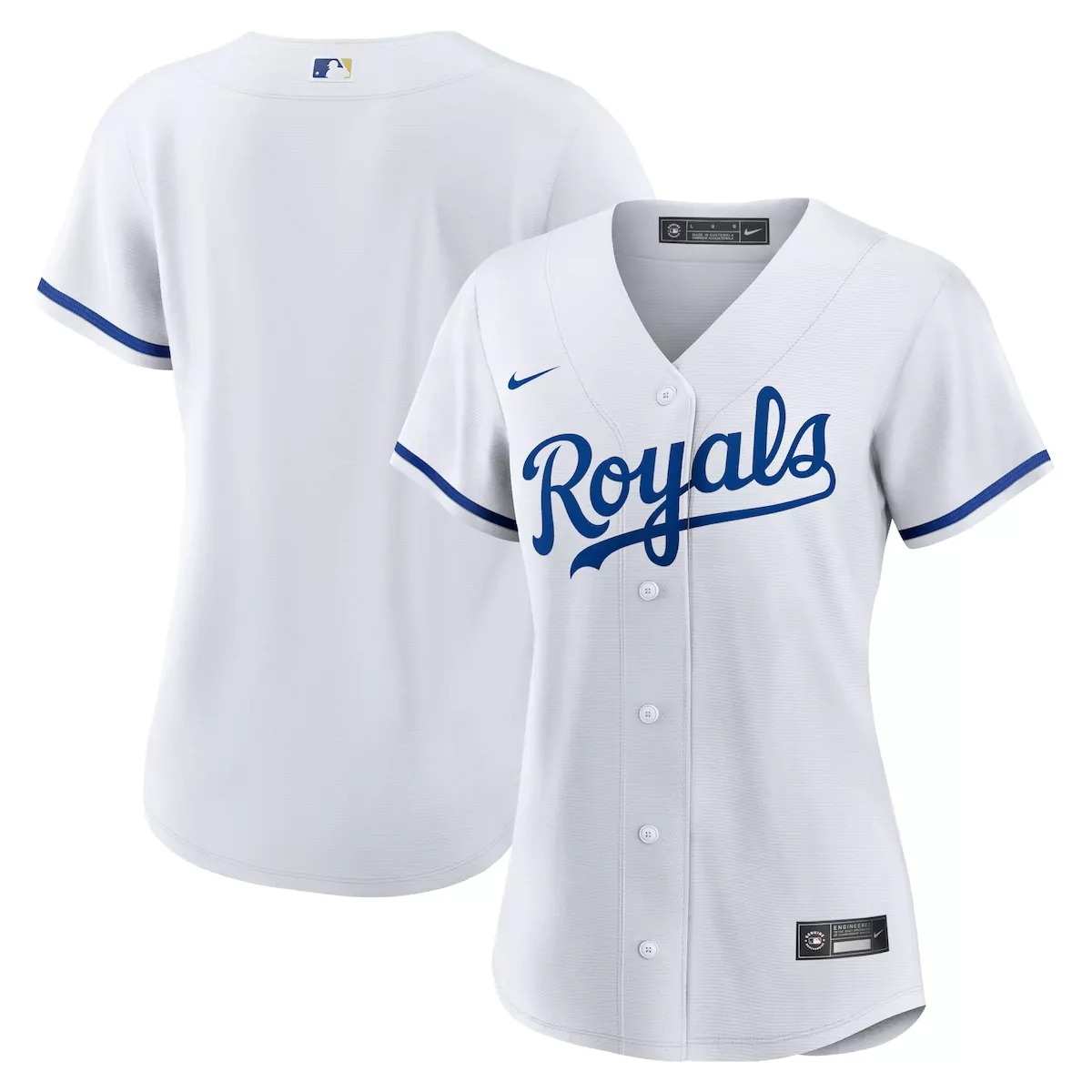 kansas city royals white home team jersey