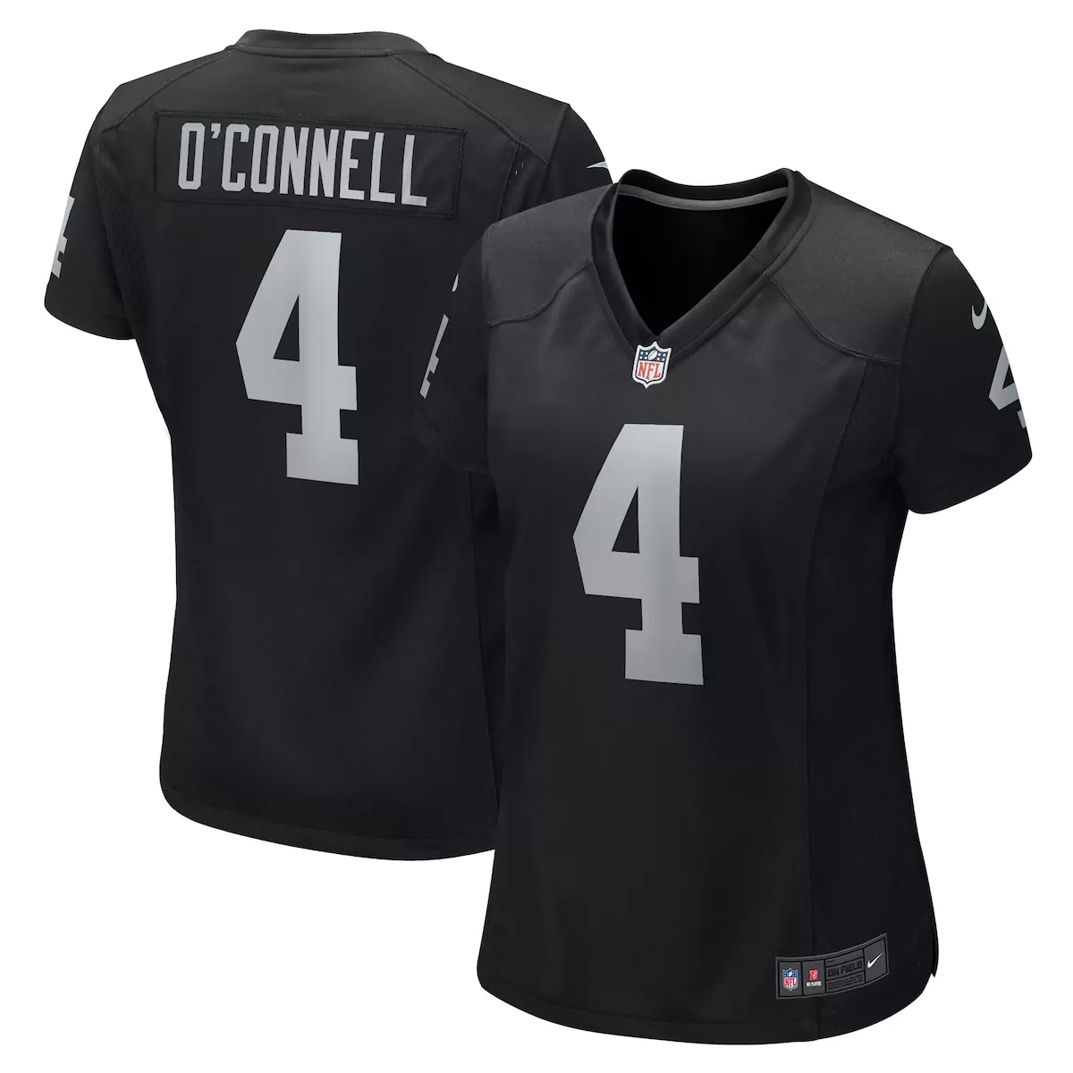 las vegas raiders aidan oconnell black game jersey jbi
