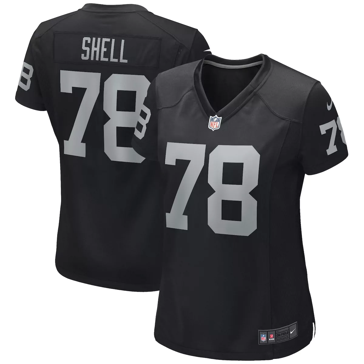 las vegas raiders art shell black game retired player jersey 6hc
