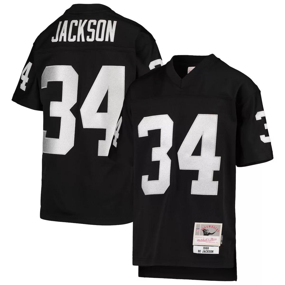 infant las vegas raiders bo jackson black 1988 retired legacy jersey 5kc
