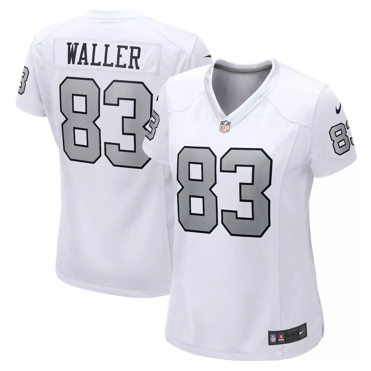 las vegas raiders darren waller white player jersey