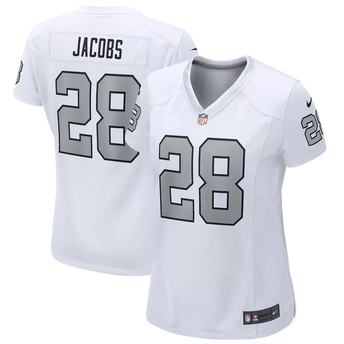 las vegas raiders jordan meredith black game player jersey l3p
