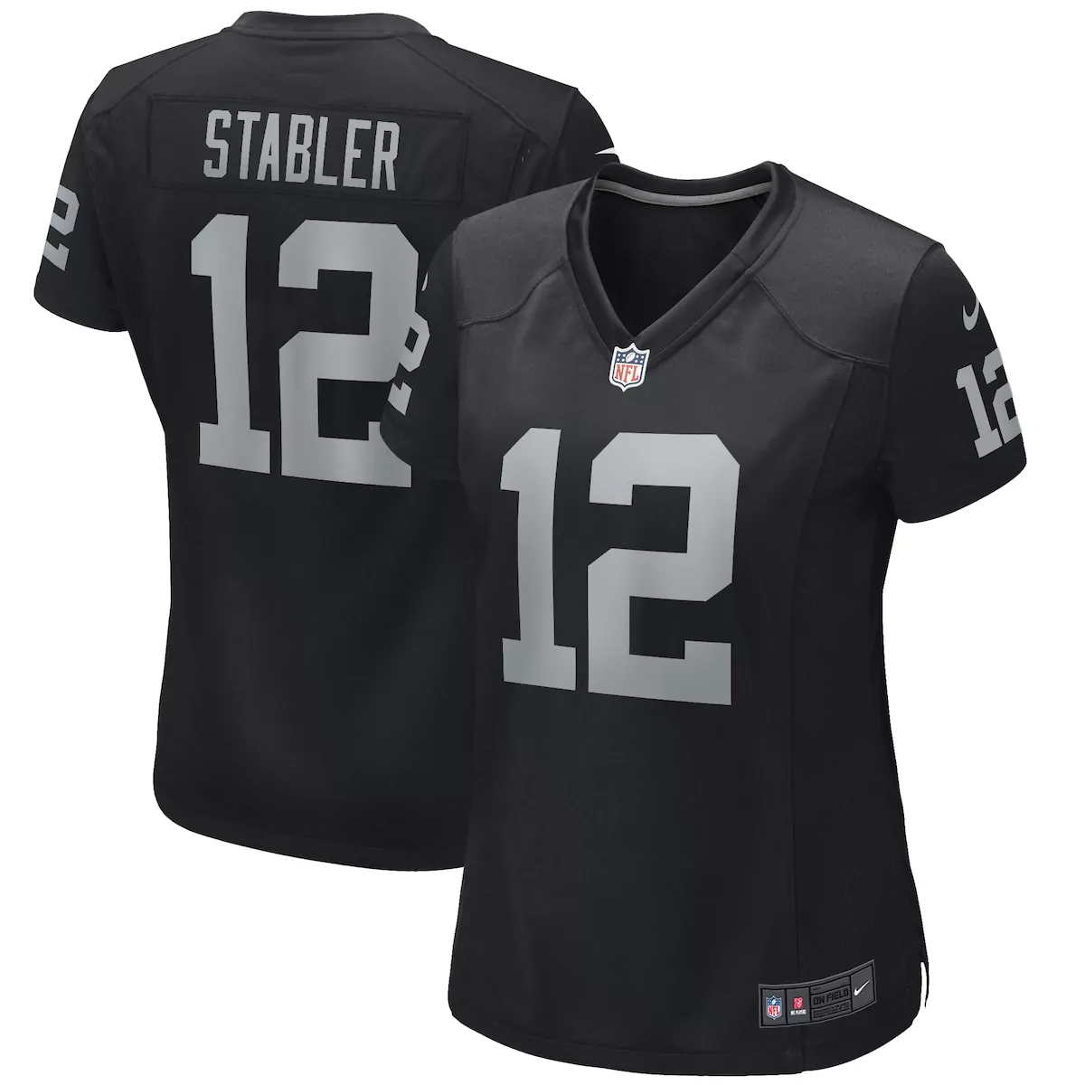 las vegas raiders justin shorter black team game jersey