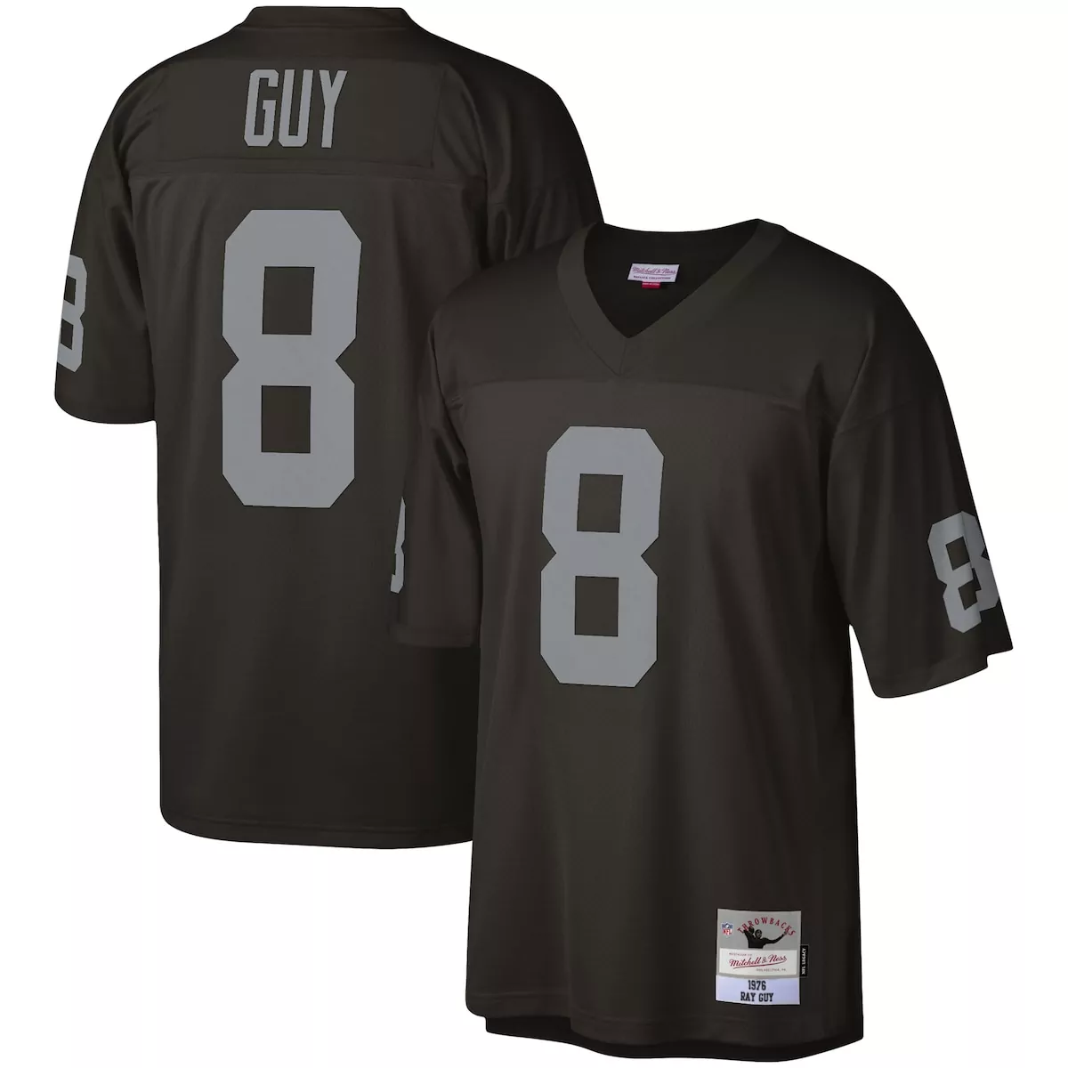 las vegas raiders ray guy black legacy jersey 4rl