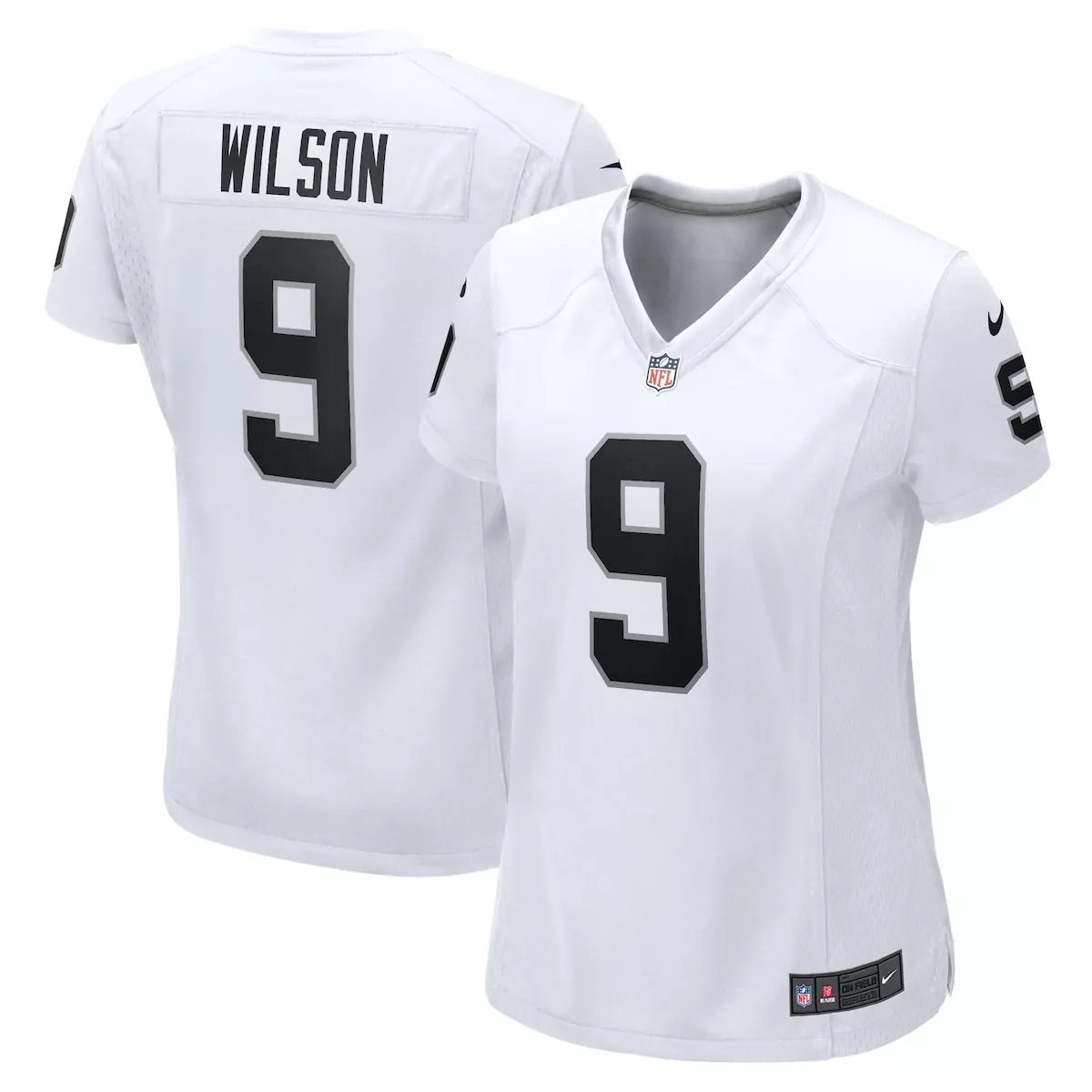 las vegas raiders tyree wilson black game jersey u3h
