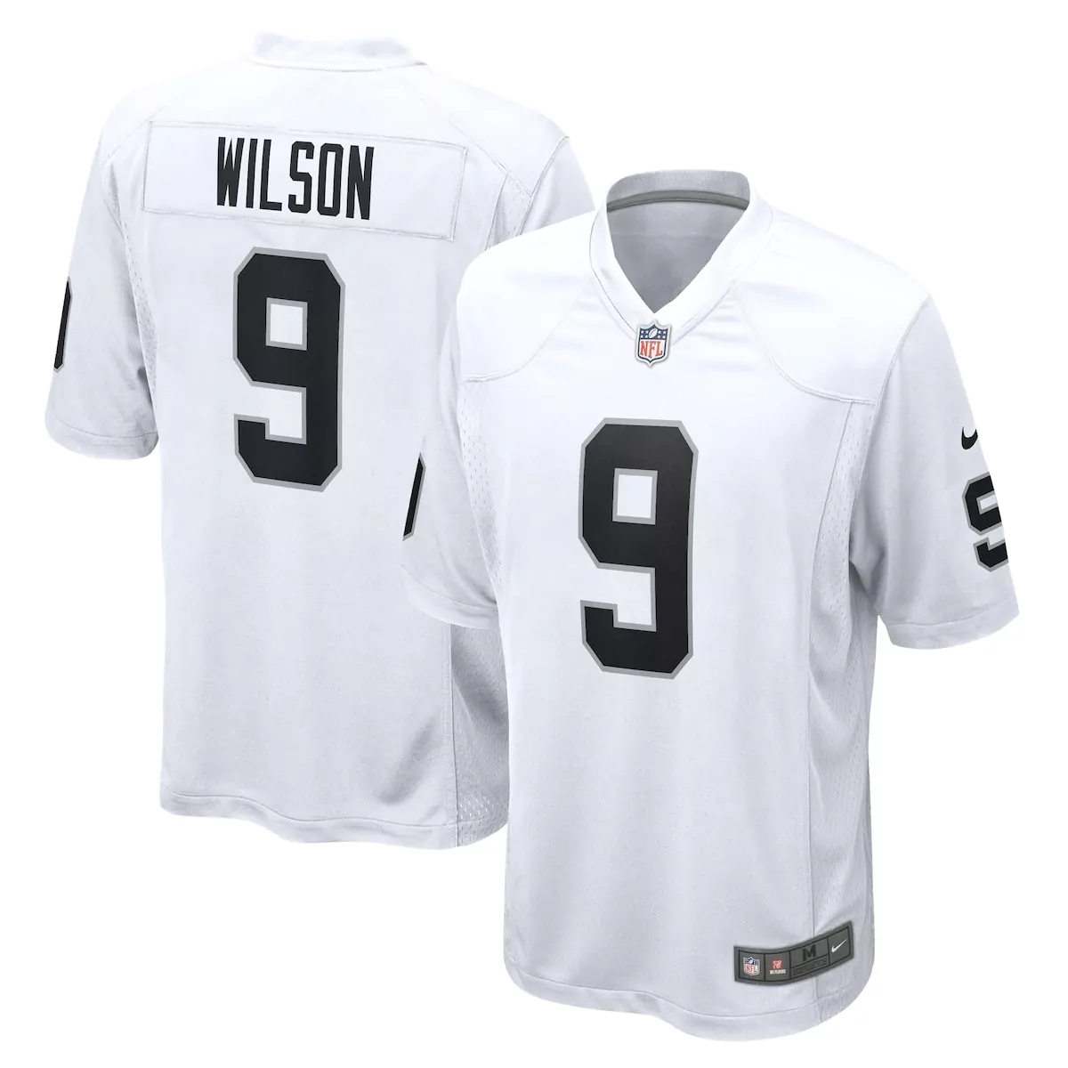 las vegas raiders tyree wilson black game jersey u3h