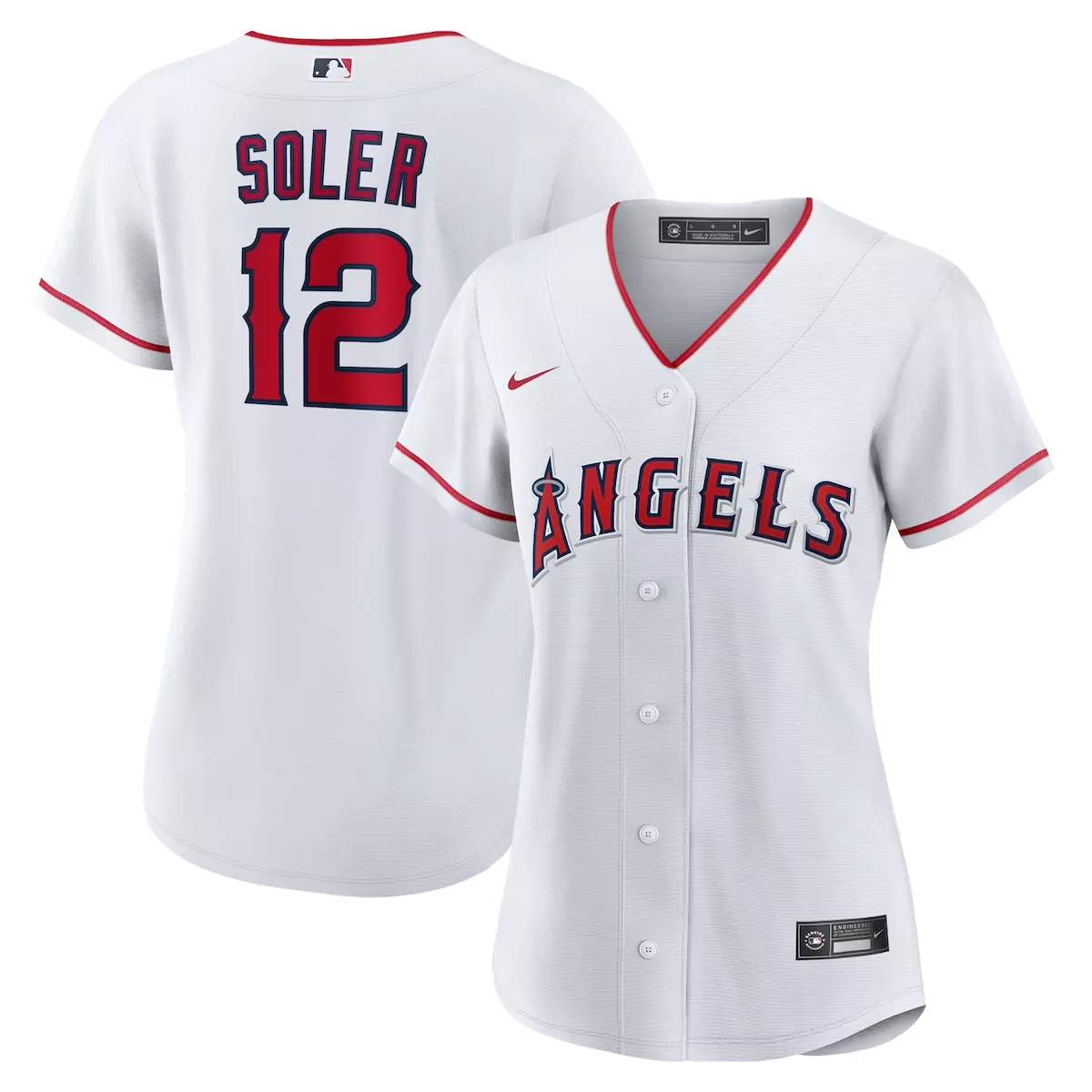 los angeles angels jorge soler white home jersey hp8