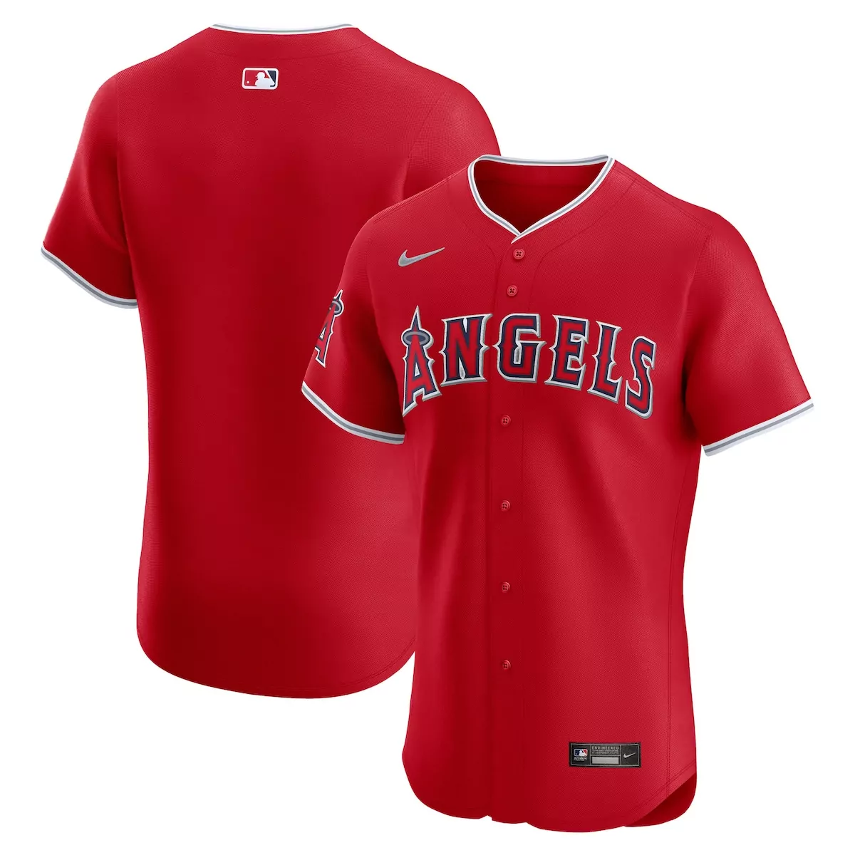 los angeles angels red alternate elite jersey