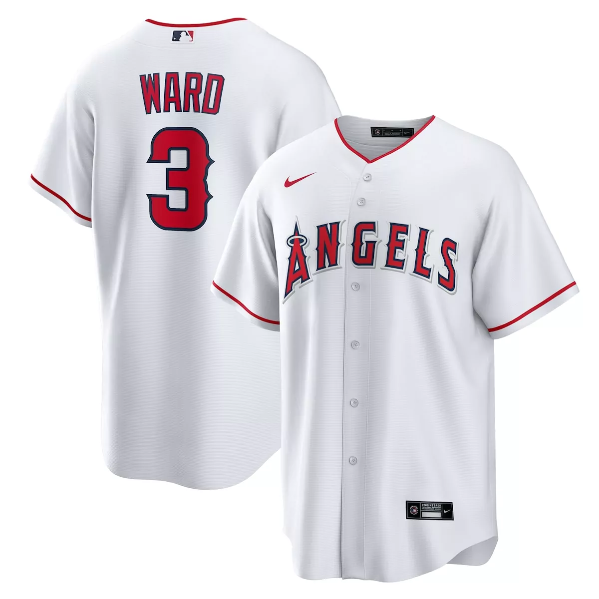 los angeles angels white home limited custom jersey pgf