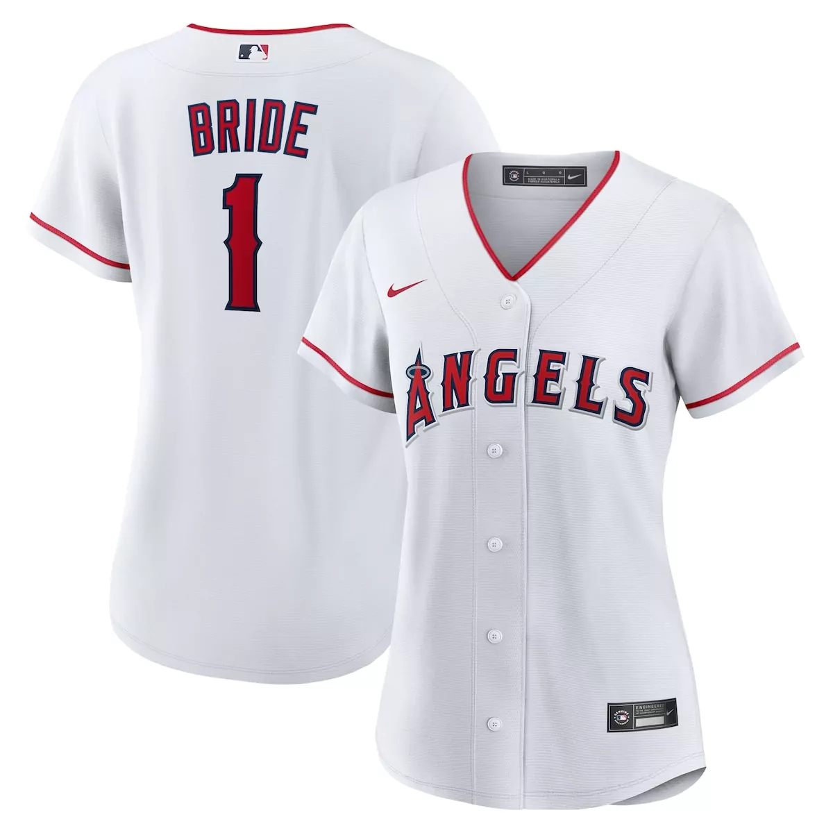 los angeles angels stitches red button down raglan fashion jersey