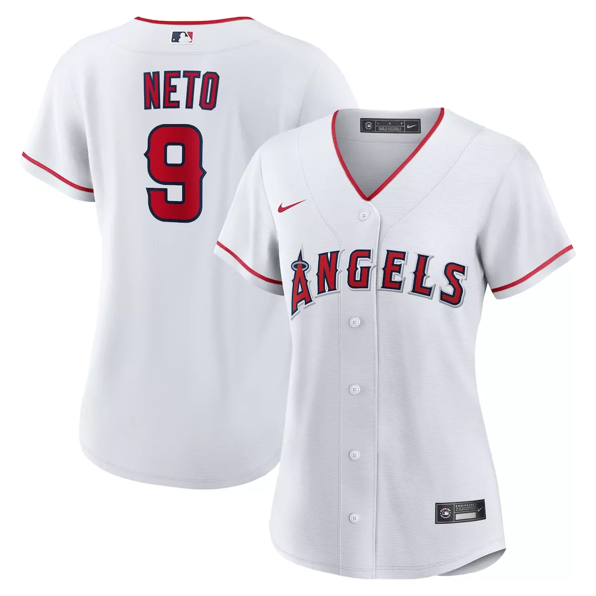 los angeles angels zach neto white home jersey e4u