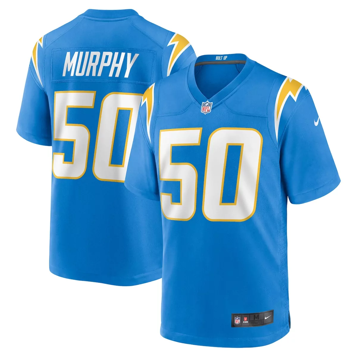 los angeles chargers bud dupree powder blue team game jersey wro