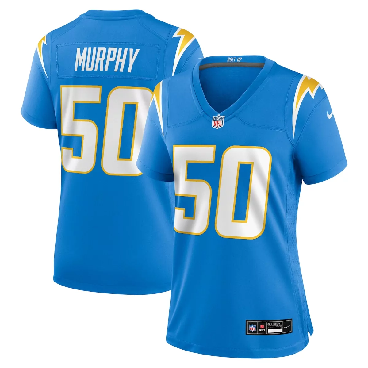 los angeles chargers bud dupree powder blue team game jersey wro