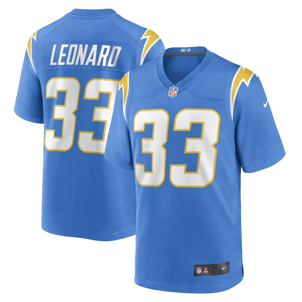 los angeles chargers dashawn hand powder blue team game jersey q5x