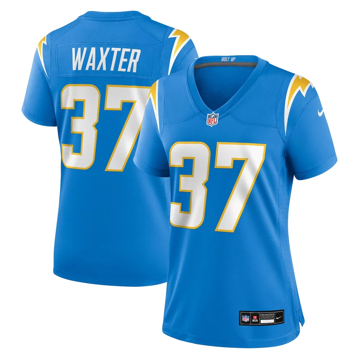 Isas Waxter Los Angeles Chargers Powder Blue Team Game Jersey | Stylish Fan Gear for Men, Women & Youth | Perfect for Game Day