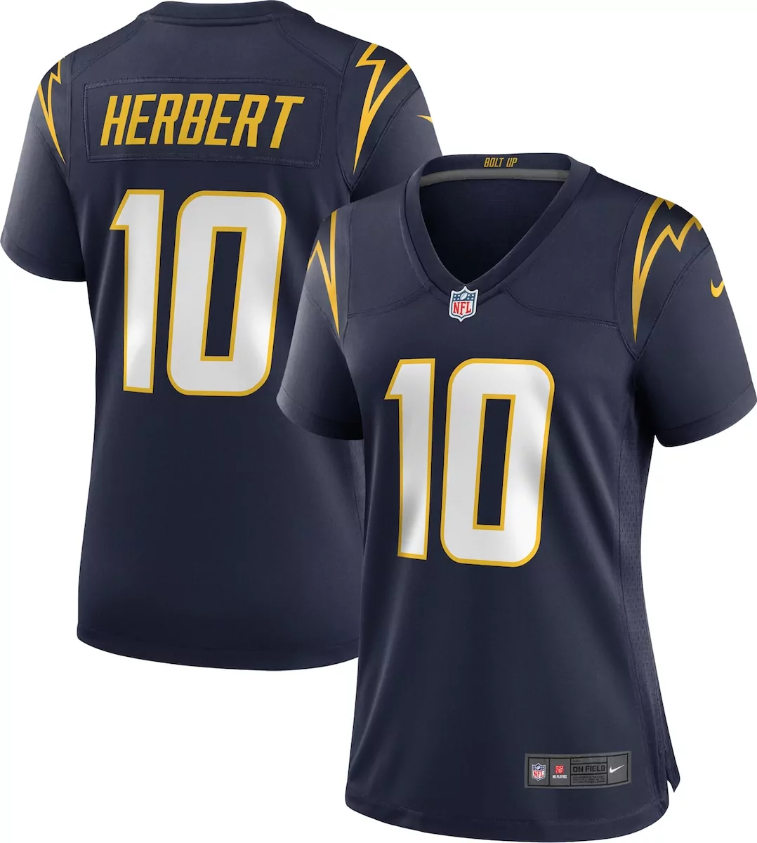 los angeles chargers justin herbert navy alternate game jersey 1q1