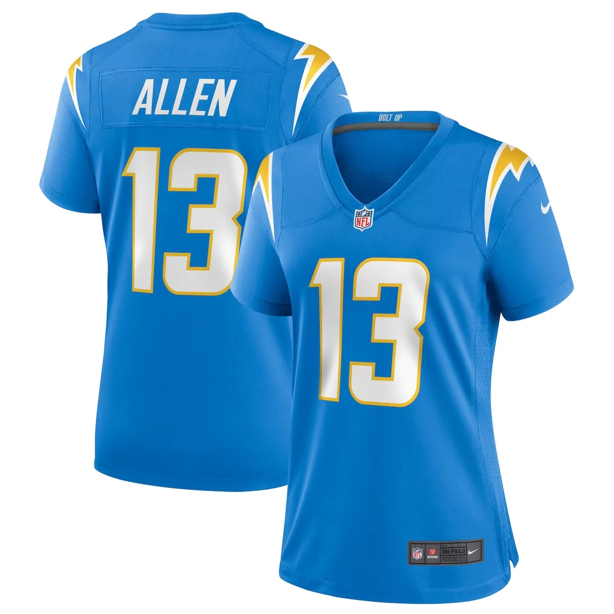 los angeles chargers keenan allen powder blue game jersey