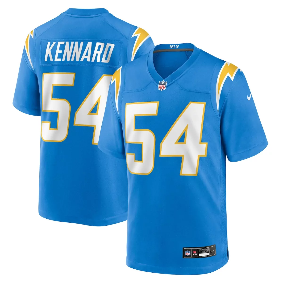los angeles chargers khalil mack white game jersey